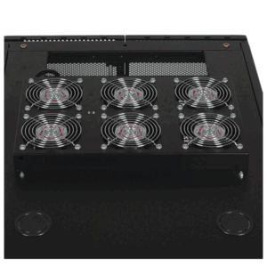 SmartRack Roof-Mounted Fan Panel - 6 208/240V high-performance fans; 420 CFM; C14 inlet