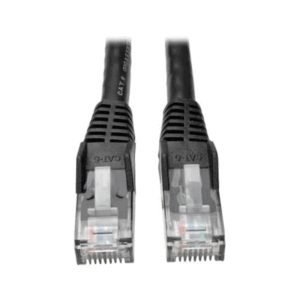 Cat6 Gigabit Snagless Molded Patch Cable RJ45 M/M Black 3ft