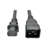 Heavy-Duty PDU Power Cord, C13 to C14 - 15A, 250V, 14 AWG, 3 ft. (0.91 m), Black-P005-003